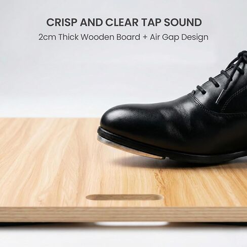 لوح رقص الصنبور المحمول للتمرين المنزلي، أرضية كبيرة جدًا لرقص الصنبور من أجل انسداد الفلامنكو الأيرلندي، يأتي مع قاعدة مضادة للانزلاق، جزء علوي مقاوم للماء، مقبض حمل مدمج مقاس 47 بوصة × 31.5 بوصة in Kuwait