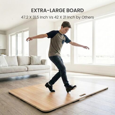 لوح رقص الصنبور المحمول للتمرين المنزلي، أرضية كبيرة جدًا لرقص الصنبور من أجل انسداد الفلامنكو الأيرلندي، يأتي مع قاعدة مضادة للانزلاق، جزء علوي مقاوم للماء، مقبض حمل مدمج مقاس 47 بوصة × 31.5 بوصة in Kuwait