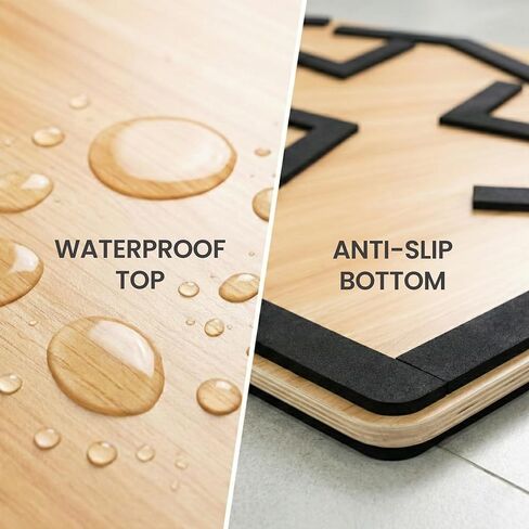 لوح رقص الصنبور المحمول للتمرين المنزلي، أرضية كبيرة جدًا لرقص الصنبور من أجل انسداد الفلامنكو الأيرلندي، يأتي مع قاعدة مضادة للانزلاق، جزء علوي مقاوم للماء، مقبض حمل مدمج مقاس 47 بوصة × 31.5 بوصة in Kuwait