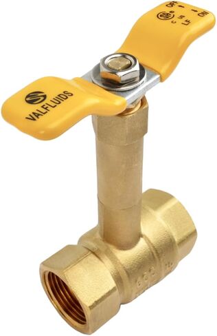 Brass Long Bonnet Ball Valve, Lead-Free, NPT Thread Connection (3/4-Inch) in Kuwait