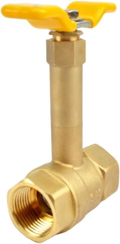 Brass Long Bonnet Ball Valve, Lead-Free, NPT Thread Connection (3/4-Inch) in Kuwait