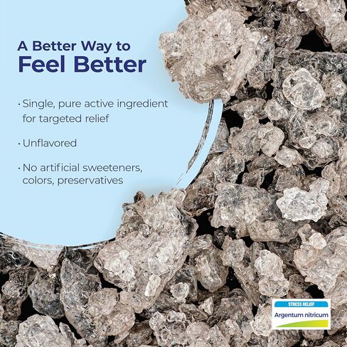 Boiron Argentum Nitricum 30C Homeopathic Medicine for Nervousness, Heartburn, & Stage Freight Relief - 240 Pellets in Kuwait