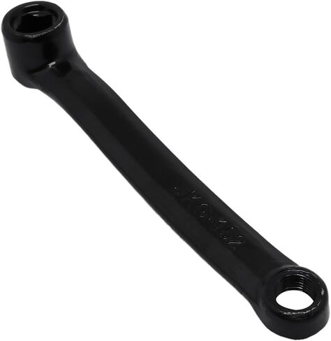 Bike Crank Arm, Diamond Hole Bicycle Replacement Prats, Left Crank Arm Replacement for Electric, Folding, Hybrid, City Bike, Black in Saudi Arabia
