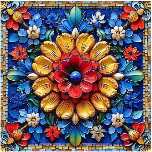 Stalente Diamond Painting Kits for Adults Deer, 5D DIY Diamond Art Kits for Beginners Round Full Drill Diamond Painting for Home Wall Decoration Gift 12×12inch, Animal in Kuwait