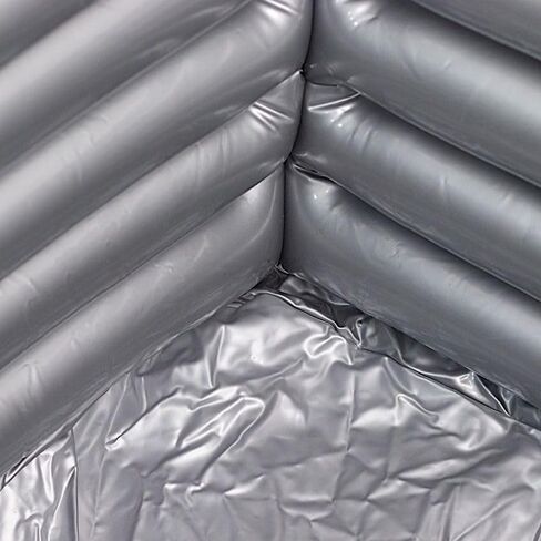 Silver 24x12 in Inflatable 80's Themed Boom Box Party Beverage Cooler Birthday Pool Party Picnic BBQ Retro Drink Holder Home Decorations Supplies in Kuwait