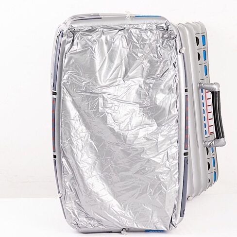 Silver 24x12 in Inflatable 80's Themed Boom Box Party Beverage Cooler Birthday Pool Party Picnic BBQ Retro Drink Holder Home Decorations Supplies in Kuwait
