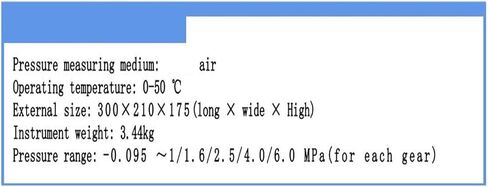 -0.095-6Mpa Portable Air Pneumatic Pressure Calibrator in Kuwait