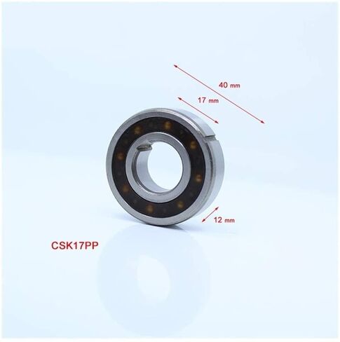 TMP1105 CSK17PP 1 PC One Way Bearing Clutches 17X40X12mm with Keyway CSK6203PP Free Wheel Clutch Bearings CSK203PP in Saudi Arabia