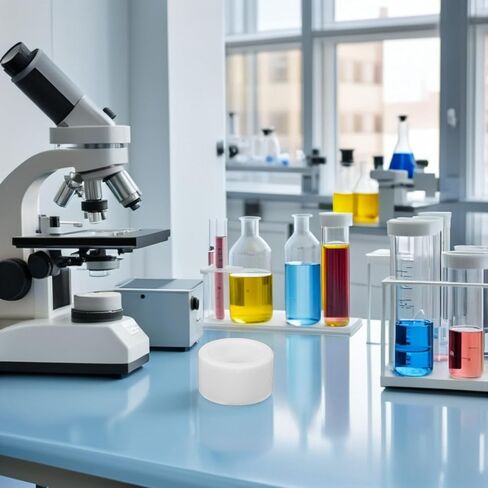 طبق تبخير Luxshiny PTFE ذو قاع مسطح 40 مم طبق بيتري مختبري مقاوم لدرجات الحرارة العالية لتجارب زراعة الخلايا والكيمياء in Kuwait