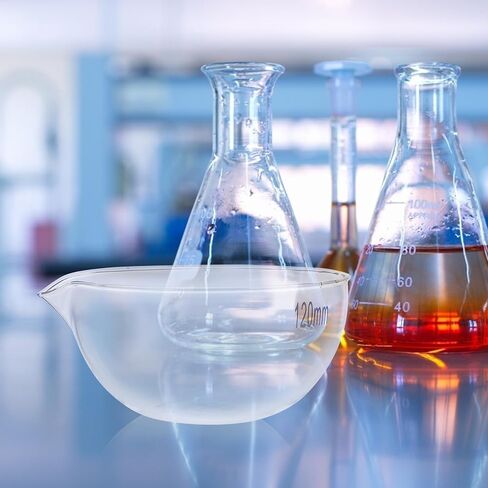 طبق تبخير زجاجي مسطح القاع مقاس 120 مم مع صنبور حاوية تبخير مختبرية أدوات زجاجية علمية مناسبة للتسخين وخلط السوائل في التجارب المعملية in Kuwait