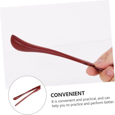 Sosoport 2Pcs Rosewood Dulcimer Practice Hammers Durable Professional Dulcimer Supplies with Storage Bucket for Musicians and Amateurs Brown in Saudi Arabia
