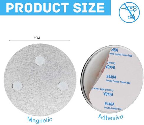 كاشف الدخان المغناطيسي منصات لزجة منصات لاصقة مغناطيسية 3 قطع المغناطيسي إنذار الدخان تحديد جبل لا الحفر حامل المغناطيس أداة التثبيت للكشف عن إنذار الحريق الدخان in Kuwait