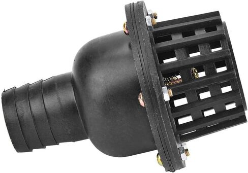 1.5 Inch PVC Foot Valve Black Check Valve for Low Pressure Fluid Systems and Pumps in Saudi Arabia