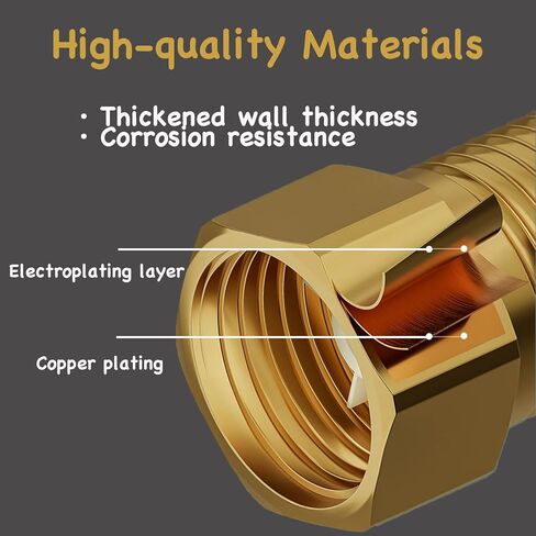 قطعتان من صمام فحص النحاس في اتجاه واحد، مانع التدفق الخلفي 1/2 بوصة من أنثى إلى ذكر، محولات حلمة تركيب تمديد الأنابيب لصنبور الحوض، والسباكة، وسخان المياه، ودش ووصلة الأنابيب in Kuwait