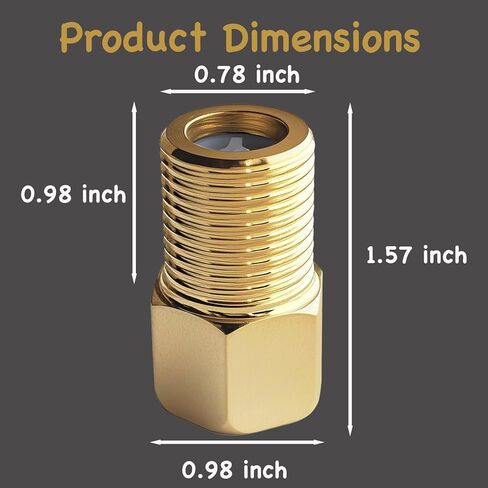 قطعتان من صمام فحص النحاس في اتجاه واحد، مانع التدفق الخلفي 1/2 بوصة من أنثى إلى ذكر، محولات حلمة تركيب تمديد الأنابيب لصنبور الحوض، والسباكة، وسخان المياه، ودش ووصلة الأنابيب in Kuwait