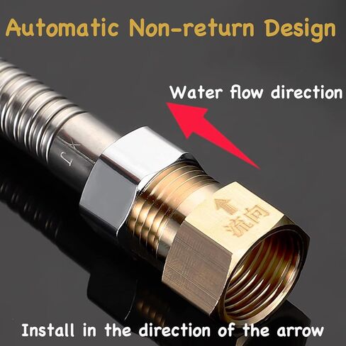 قطعتان من صمام فحص النحاس في اتجاه واحد، مانع التدفق الخلفي 1/2 بوصة من أنثى إلى ذكر، محولات حلمة تركيب تمديد الأنابيب لصنبور الحوض، والسباكة، وسخان المياه، ودش ووصلة الأنابيب in Kuwait