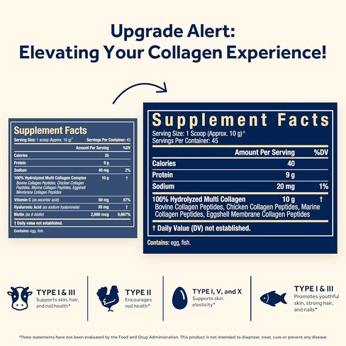 مسحوق ببتيدات الكولاجين المتعدد للنساء والرجال من دكتور وصفات، بروتين متحلل من الأبقار التي تتغذى على العشب من النوع I II III V X، للبشرة والشعر والأظافر، بدون نكهة، سهل الذوبان، باليو وكيتو، 16oz in Kuwait