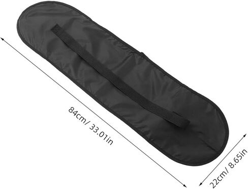 4pcs Skateboard Backpack Shoulder Carrier Bag Set 80cm Double Kickboard Storage Portable Skateboard Gear for Skaters Students Outdoor Use in Saudi Arabia