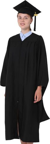 GraduationMall Masters Graduation Cap and Gown with Black 2024 Tassel Unisex in Kuwait