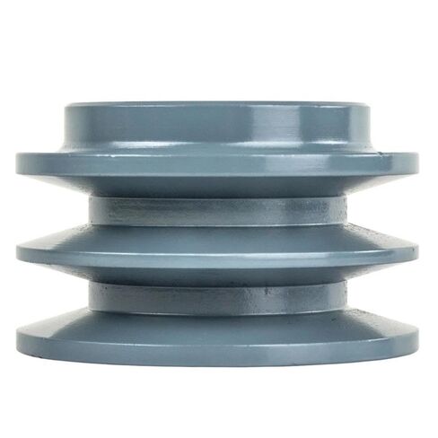 2BK32H/H-1 Air Compressors Cast Iron 3.35" Dual Groove Pulley Belt B Section 5L - for Masterdrive Compressors Parts Replacement - Dual B Section Pulley/Cast Iron Pulley - Gray w/ 1" Sheave Bushing in Saudi Arabia