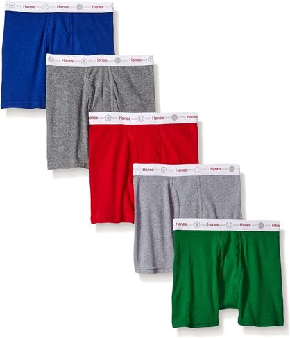 Hanes Boys' Boxer Brief (Pack of 5) in Saudi Arabia