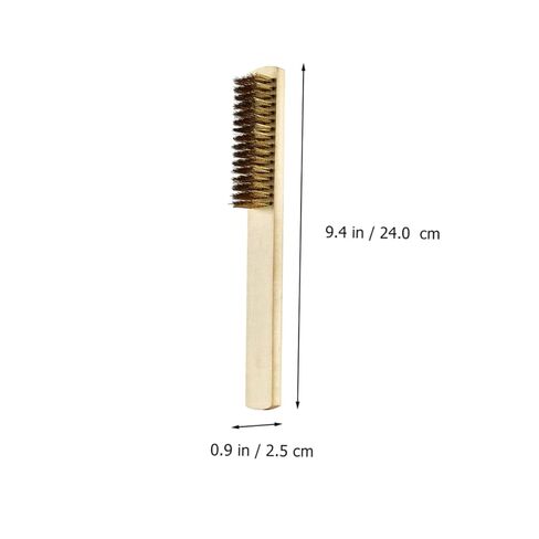 6pcs Wooden Handle Wire Brush for Polishing and Rust Removal Steel Bristles for Cleaning Parts Machinery and Paint Stains in Saudi Arabia