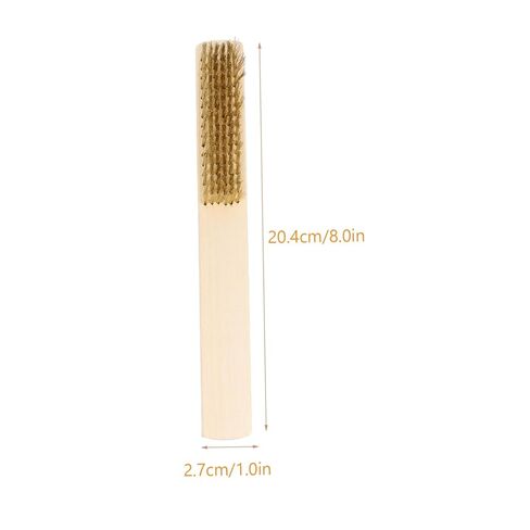 Gatuida 8pcs Copper Wire Cleaning Brush Heavy Duty File Cleaning Accessories Handle for Household Use Multifunctional Tool for Restoring File Grooves and Maximum Dirt Removal in Saudi Arabia