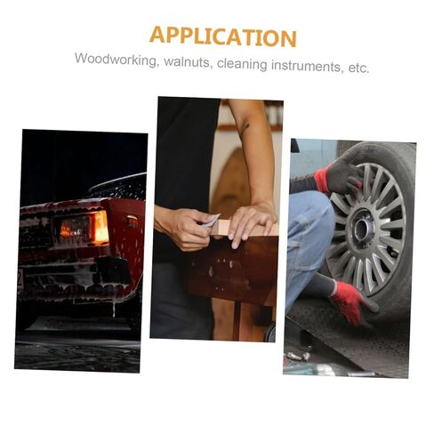 4pcs Copper Wire Brush Rust Cleaning Wire Brush for Drill Wooden Handle for File and Rasp Cleaning in Saudi Arabia