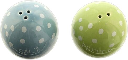 The Bridge Collection 4" Polka Dotted Egg Salt and Pepper Shaker Set - 3 Piece Set - Easter Kitchen Items - Fun Salt and Pepper Shakers for Home Decor in Saudi Arabia