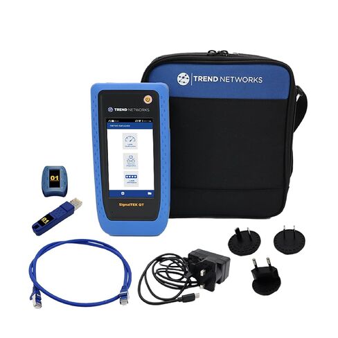 TREND Networks | SignalTEK QT Pro | All-in-One 10G Copper, Fiber & Wi-Fi Qualification Tester | Advanced Wi-Fi Diagnostics | PoE Load Testing & Network Diagnostics | R166001 in Kuwait
