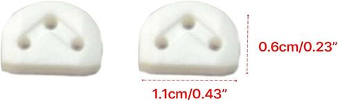 12Pcs Guitar String Ties Bridge Beads For Acoustic Guitar & Nylon String Guitar Classical Guitar Rollers String Trees Guitar String Retainer String Guide in Saudi Arabia
