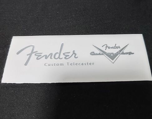 1 قطعة مناسبة للفضة شعار معدني قابل للإزالة ل درابزين مخصص المذيع 62S الغيتار هيادستوك-الأشعة فوق البنفسجية المغلفة ملصق يدوي الصنع in Kuwait