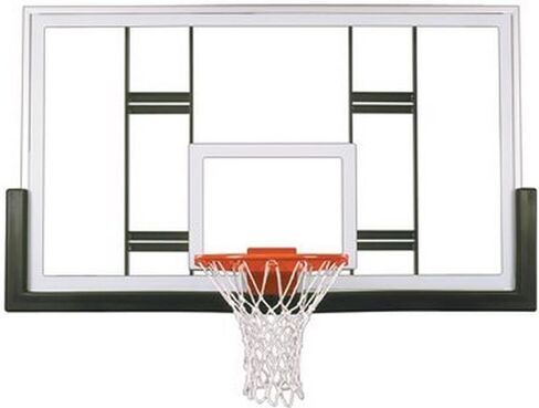 First Team Contender Upgrade Package Steel-Glass Gymnasium Backboard44; Rim & Pad Upgrade Package- Scarlet in Saudi Arabia