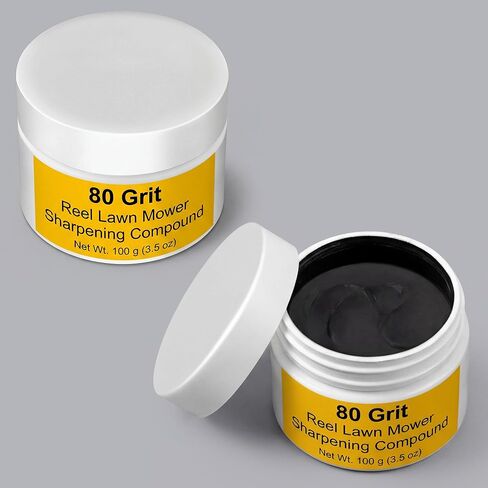 Reel Lawn Mower Sharpening Compound, 2 Packs, 7 oz Total, Compatible with Great States and American Lawn Mower Manual Push Reel Mowers(80 Grit) in Kuwait