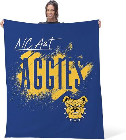 Northwest NCAA North Carolina A&T, Tradition, Silk Touch Throw Blanket, 50 x 60 Inches in Saudi Arabia