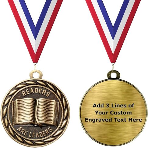 حزمة ميداليات Express مكونة من 10 (أو أكثر) قارئات ذهبية مقاس 2 بوصة هي ميداليات مختلفة لجوائز القادة مع أو بدون نقش أسماء نصية مخصصة محفورة in Kuwait