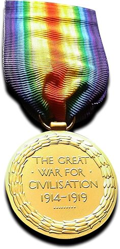 Goldbrothers13 WW1 ميداليات الثلاثي 1914-15 نجمة وحرب وميدالية النصر نسخة جديدة in Kuwait