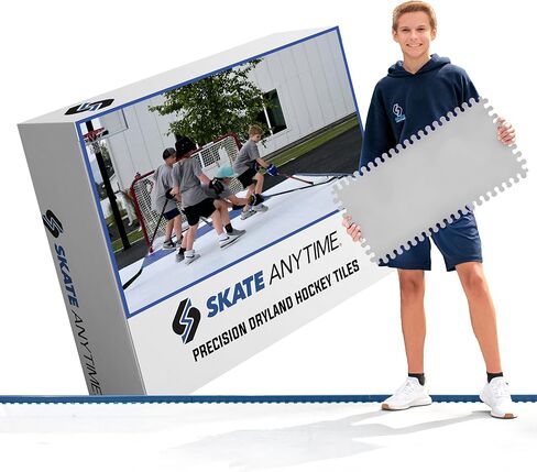 Skate Anytime Precision Dryland Hockey Tiles – Expandable Off-Ice Hockey Training Zones for Stickhandling, Passing & Shooting in Saudi Arabia
