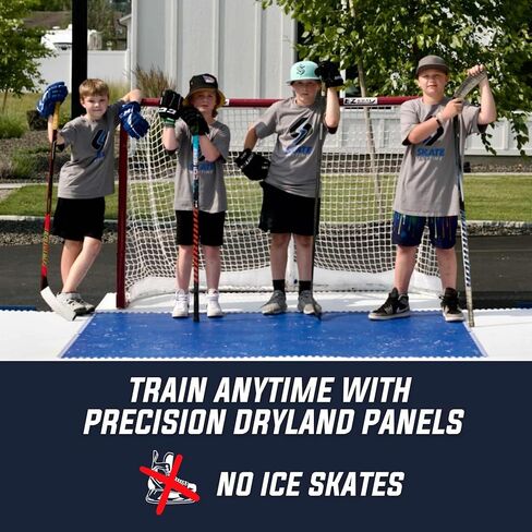 Skate Anytime Precision Dryland Hockey Tiles – Expandable Off-Ice Hockey Training Zones for Stickhandling, Passing & Shooting in Saudi Arabia