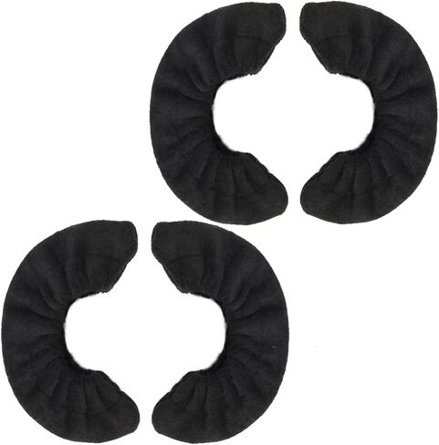 Coolrunner 2 Pairs Ice Skate Blade Covers, Sports Blade Cover Skate Blade Protector for Hockey Skates, Figure Skates and Ice Skates, Black in Saudi Arabia