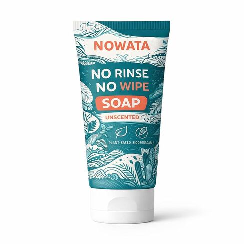 منظف ​​اليدين بدون ماء من نواتا - بديل الصابون بدون شطف للسفر والاستخدام الخارجي | تركيبة مرطبة وغير دهنية | 73 مل in Kuwait