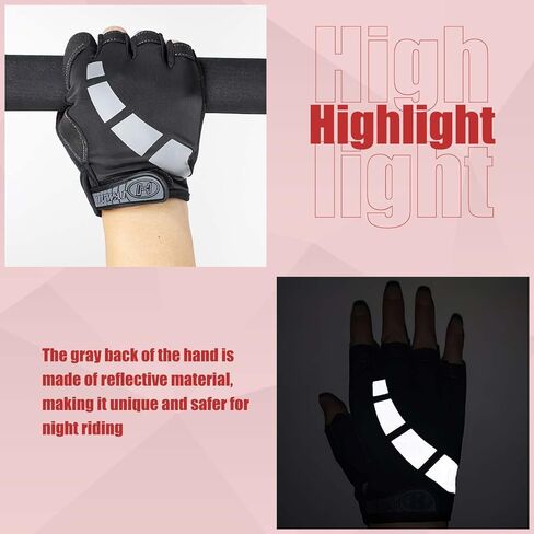 Workout Gloves for Men and Women, Gym Exercise Gloves for Weight Lifting, Cycling, Gym, Training, Breathable, Black in Saudi Arabia