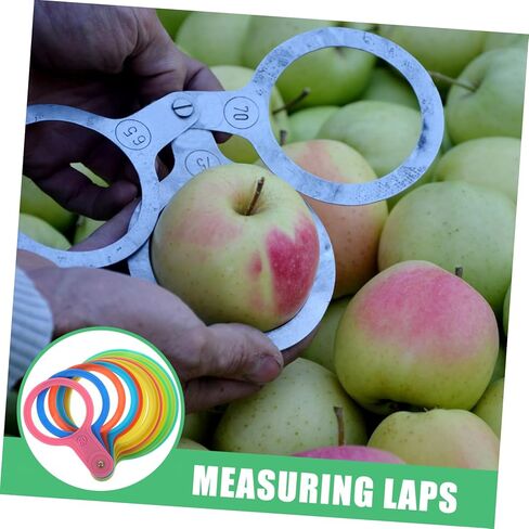 Gatuida Fruits Diameter Gauge Lap Plastic Measuring Ring Fruit Measuring Circle Tool for Farm Market in Saudi Arabia