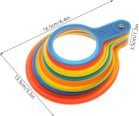 Totority 2pcs Fruit Diameter Measuring Rings 60- Vegetable Gauges Precision Ruler for Sorting in Saudi Arabia