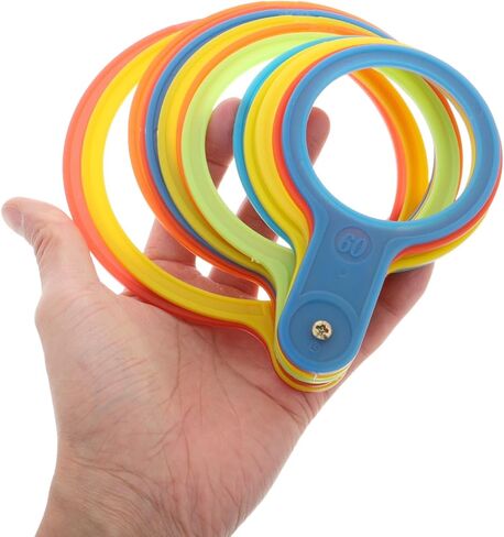 Totority 2pcs Fruit Diameter Measuring Rings 60- Vegetable Gauges Precision Ruler for Sorting in Saudi Arabia