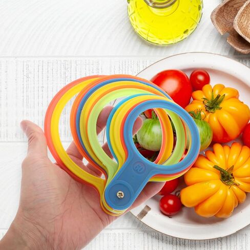 Totority 2pcs Fruit Diameter Measuring Rings 60- Vegetable Gauges Precision Ruler for Sorting in Saudi Arabia