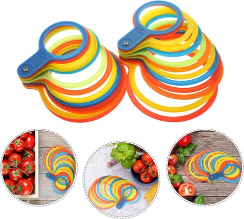 Totority 2pcs Fruit Diameter Measuring Rings 60- Vegetable Gauges Precision Ruler for Sorting in Saudi Arabia