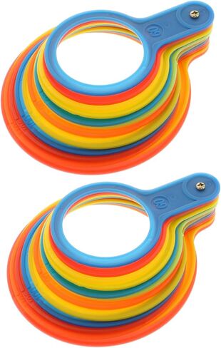 POPETPOP 2pcs Tomato Diameter Measuring Circles Precision Fruit Gauge for Accurate Sizing of Vegetables for Fruits Sorting in Saudi Arabia