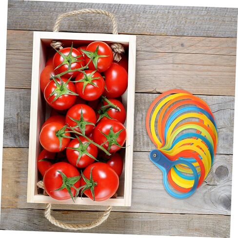 POPETPOP 2pcs Tomato Diameter Measuring Circles Precision Fruit Gauge for Accurate Sizing of Vegetables for Fruits Sorting in Saudi Arabia