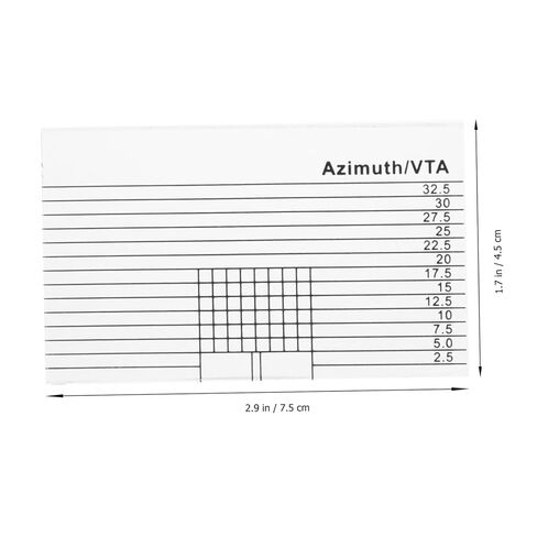 Alipis Vinyl Record Player Azimuth Ruler Measurement Tool for Accurate Tonearm Alignment Premium Calibration Accessory for Turntable Enthusiasts in Saudi Arabia